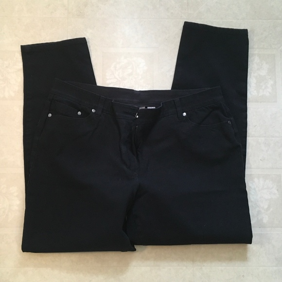 Chico's Denim - Chico’s So Slimming size 2.5 (L) black cotton rayon spandex jeans